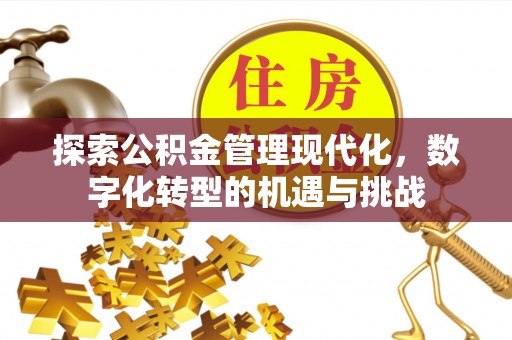 浪卡子探索公积金管理现代化，数字化转型的机遇与挑战