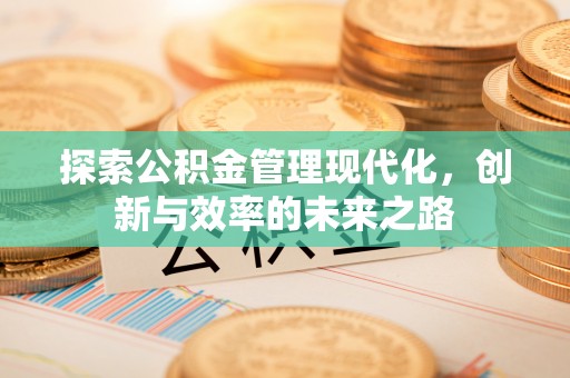 浪卡子探索公积金管理现代化，创新与效率的未来之路