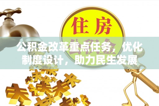浪卡子公积金改革重点任务，优化制度设计，助力民生发展
