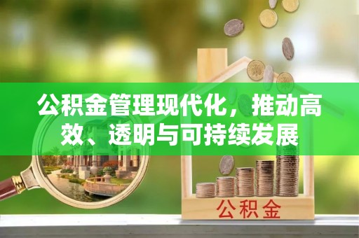 浪卡子公积金管理现代化，推动高效、透明与可持续发展