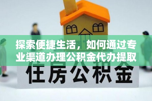 浪卡子探索便捷生活，如何通过专业渠道办理公积金代办提取业务