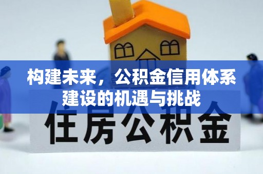 浪卡子构建未来，公积金信用体系建设的机遇与挑战